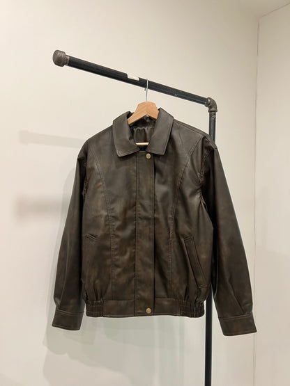 FIGA Vegan leather bomber