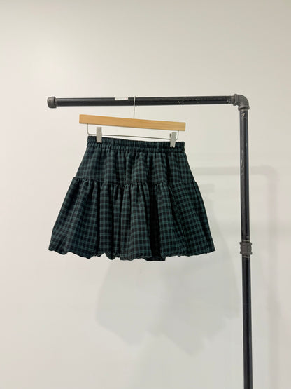 EASY Plaid mini skirt