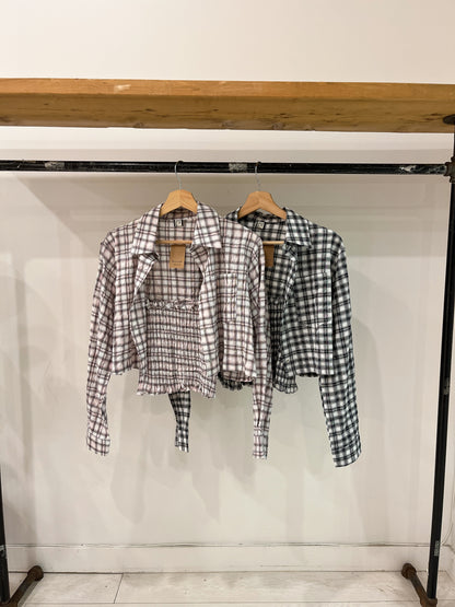 LILY 2PC plaid set