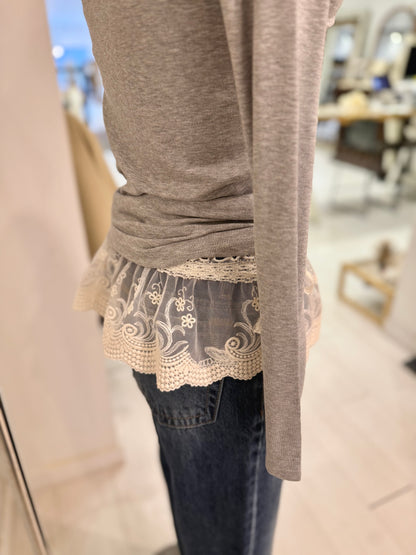 YEJI Embroidery wrap skirt