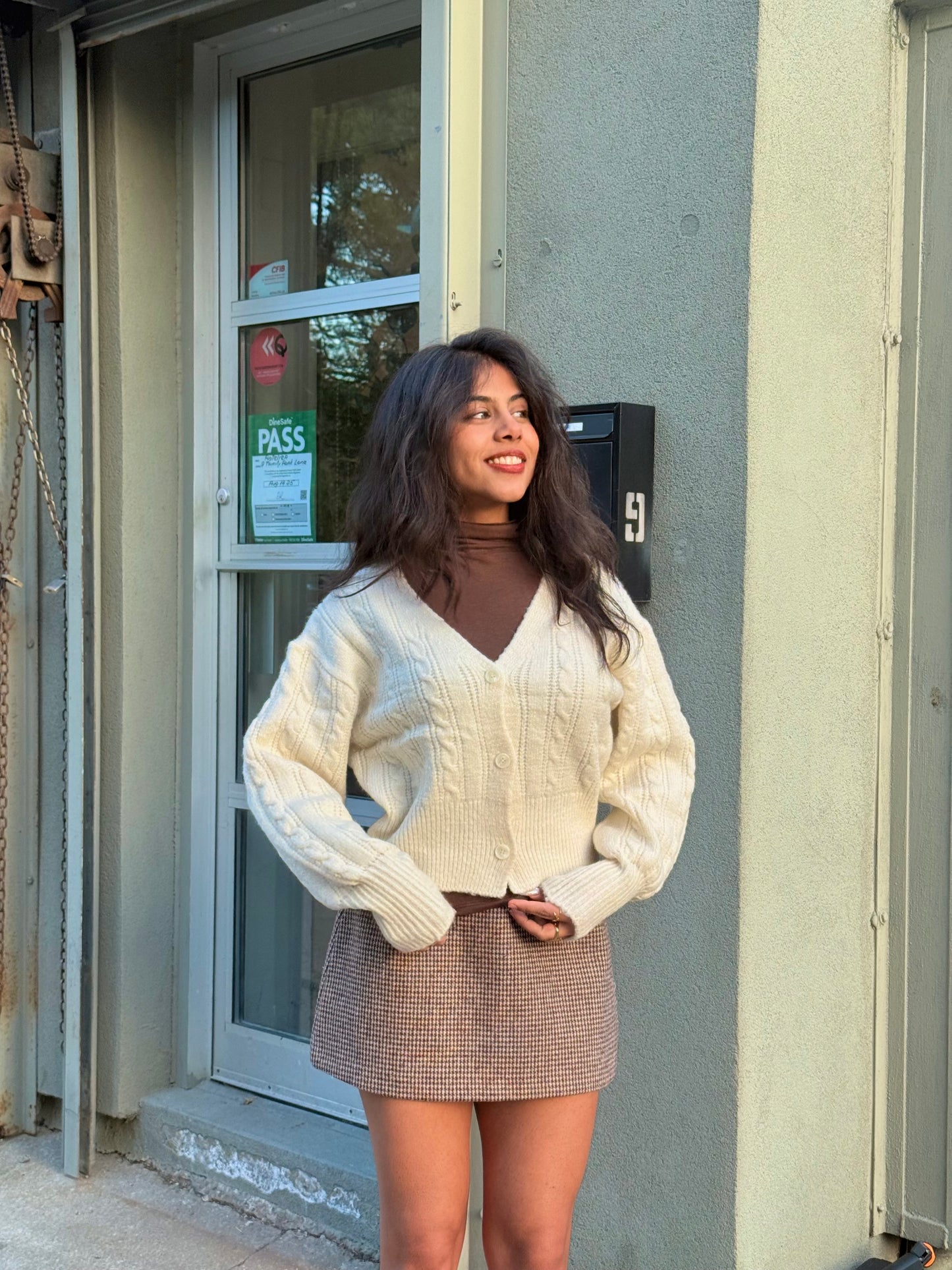 TIDE Cable-knit cardigan