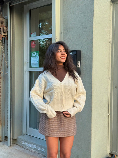 TIDE Cable-knit cardigan