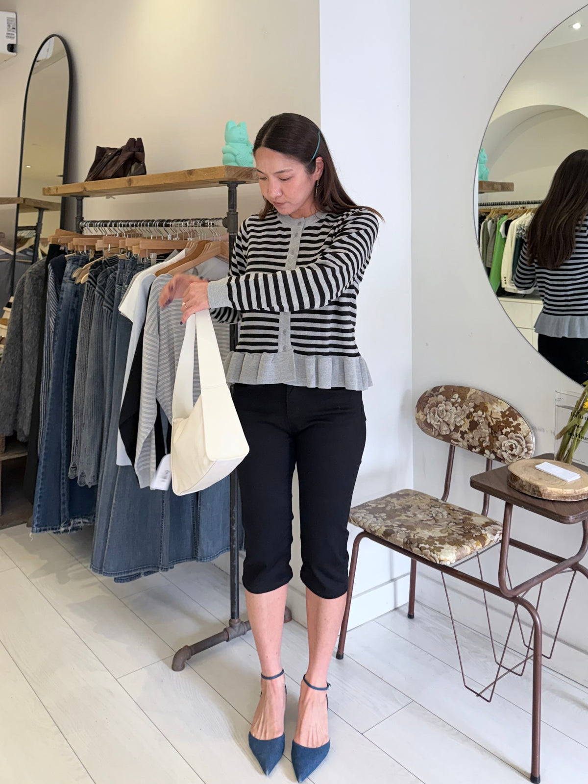 ANNIE Frill cardigan