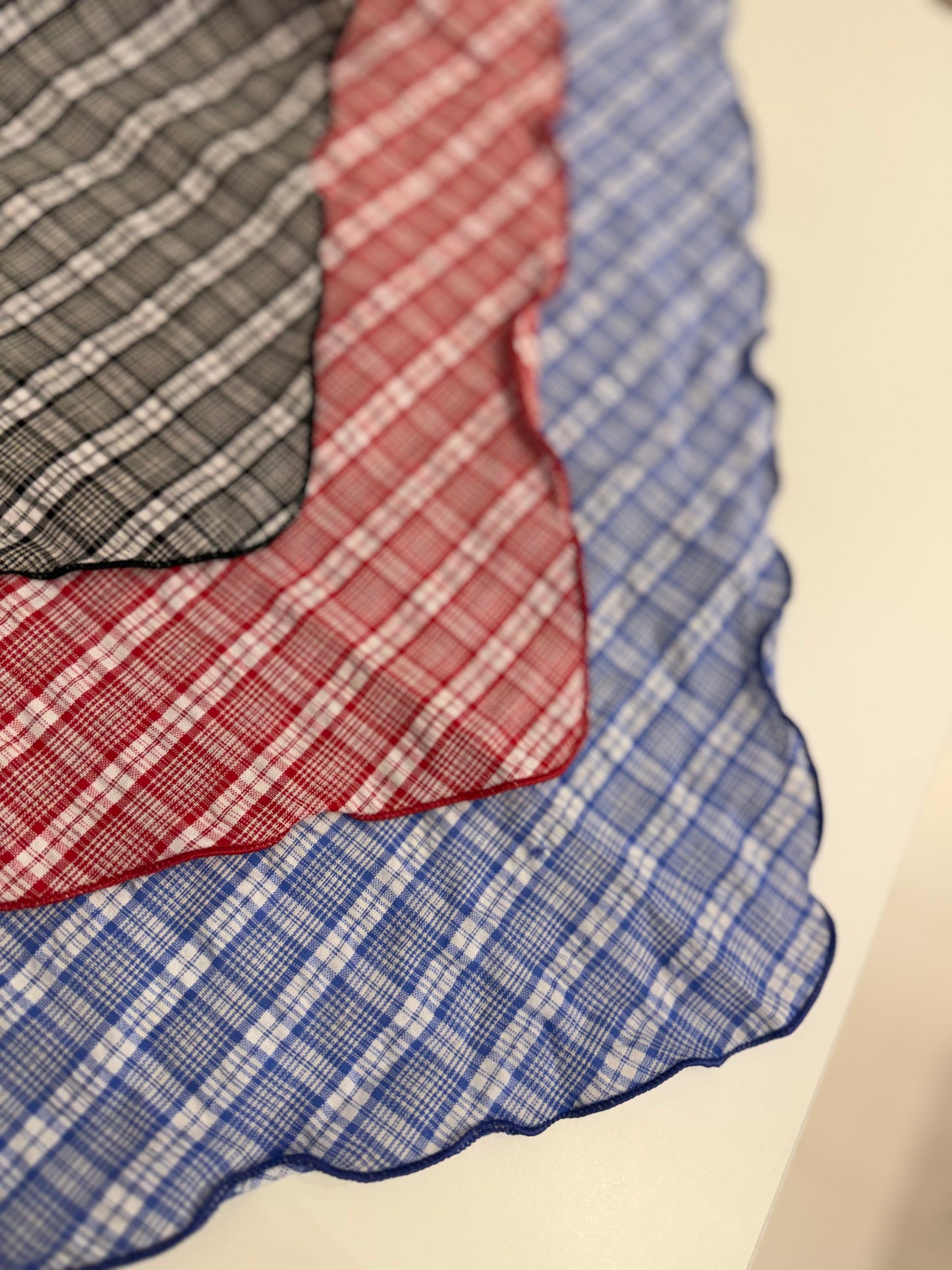 SPIN Plaid scarf