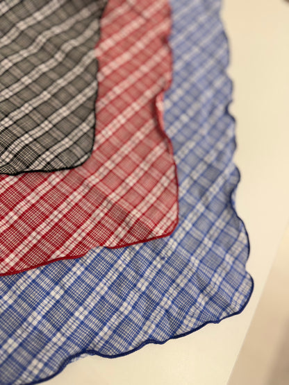 SPIN Plaid scarf