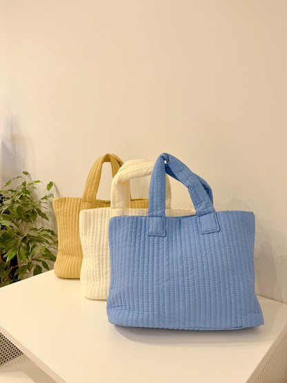 NOW Quilted tote bag