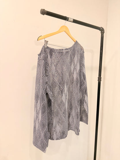 PHONY Oversized mesh top