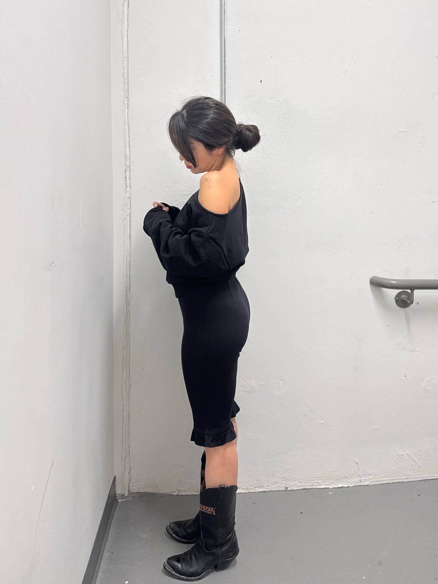 BENJI Ruffle hem capri