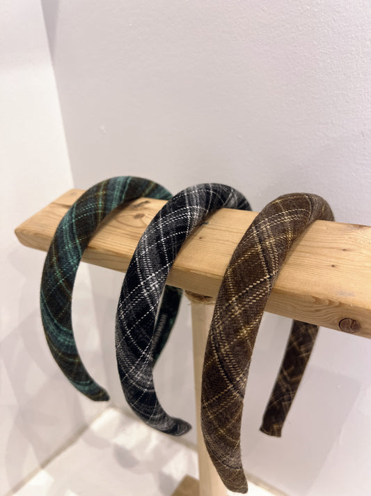 RYO Padded plaid headband