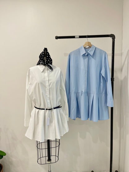 JOSIE Pleated shirtdress