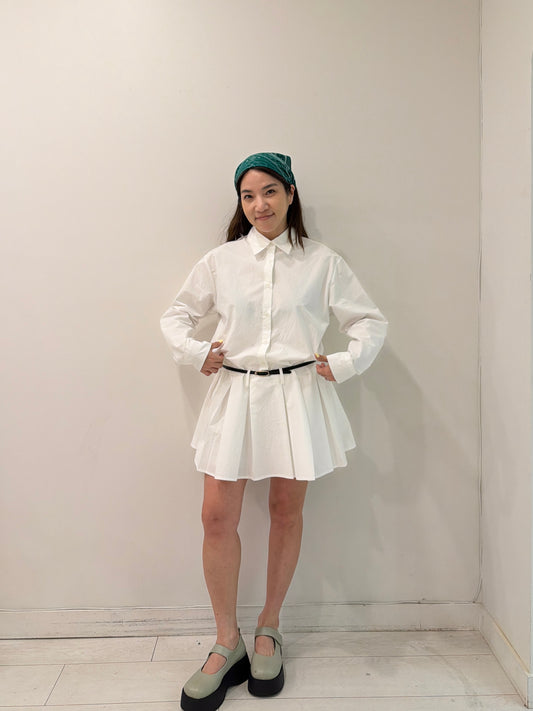 JOSIE Pleated shirtdress