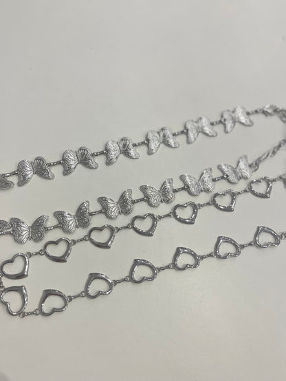 PAPILLON Butterfly chain belt