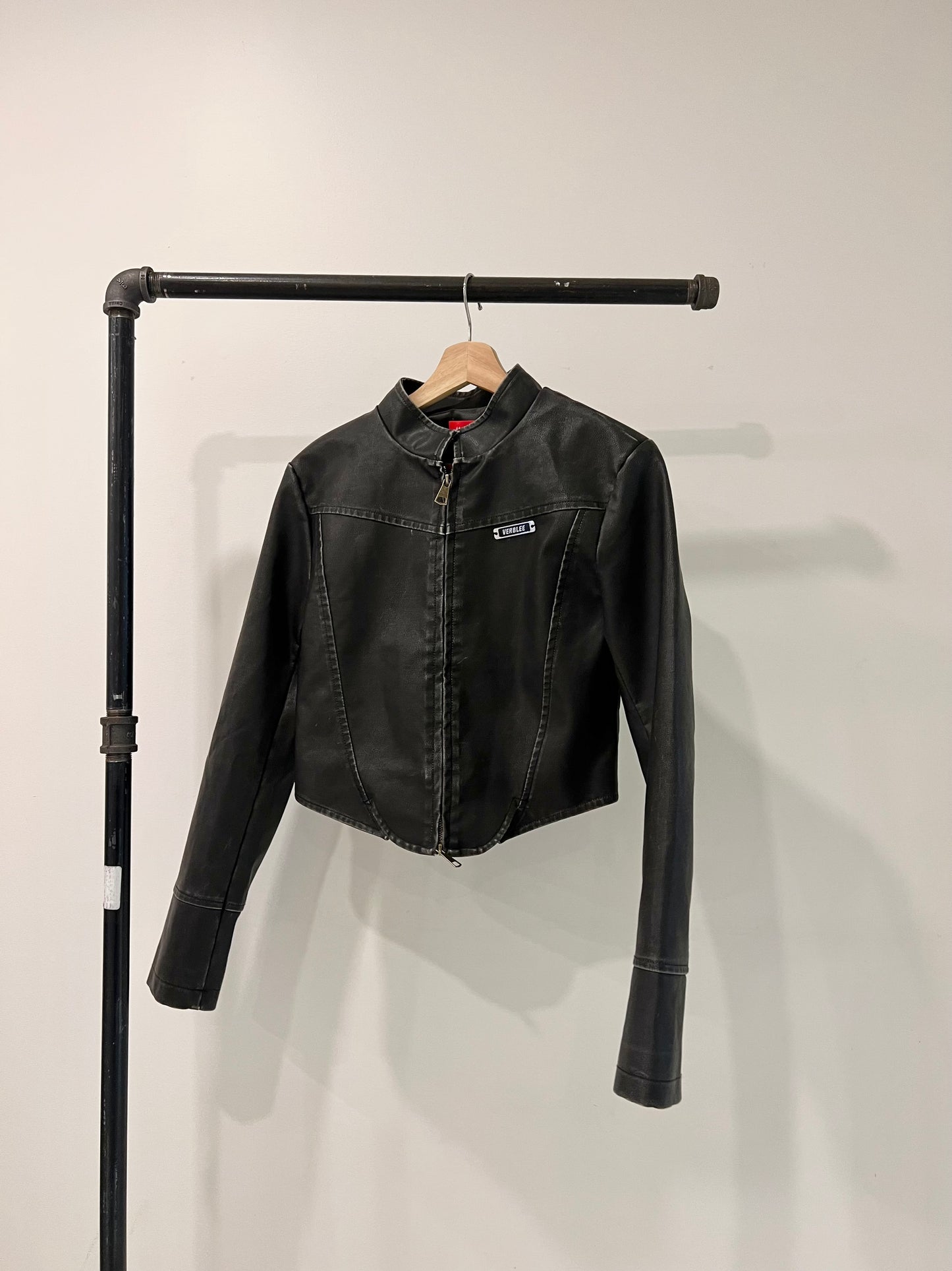 MEDIC Faux leather biker jacket