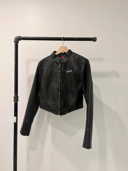 MEDIC Faux leather biker jacket