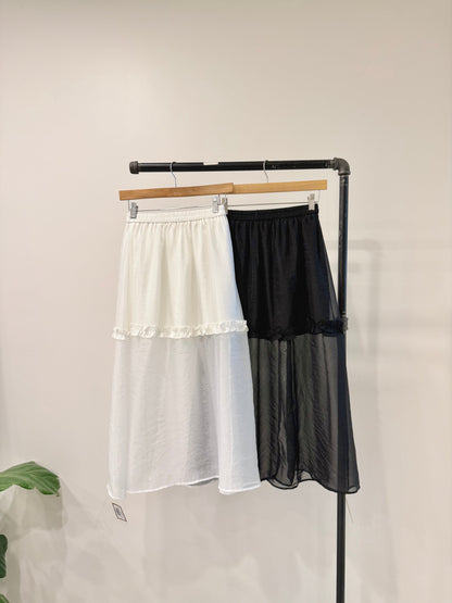 DANI Sheer maxi skirt