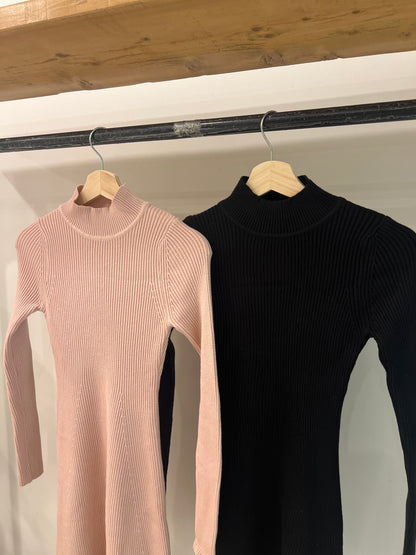 BARRE Mini turtleneck dress