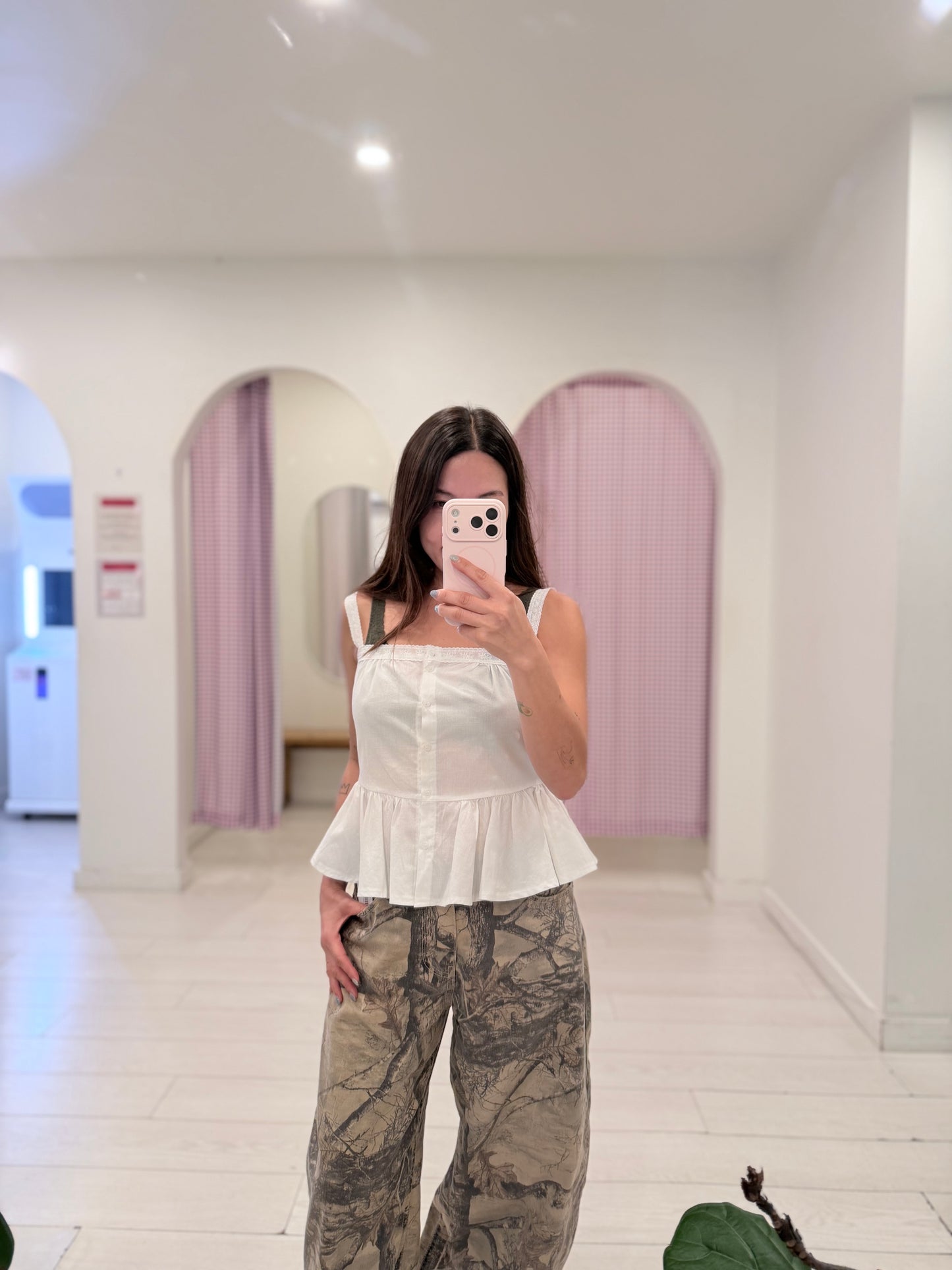 MARLOWE Peplum top