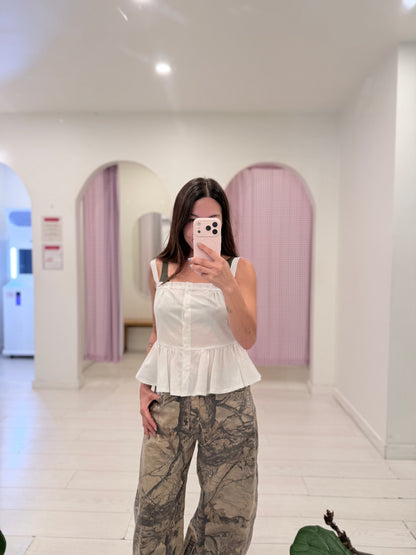 MARLOWE Peplum top