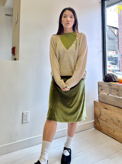 AGATHA Wool V-neckline sweater