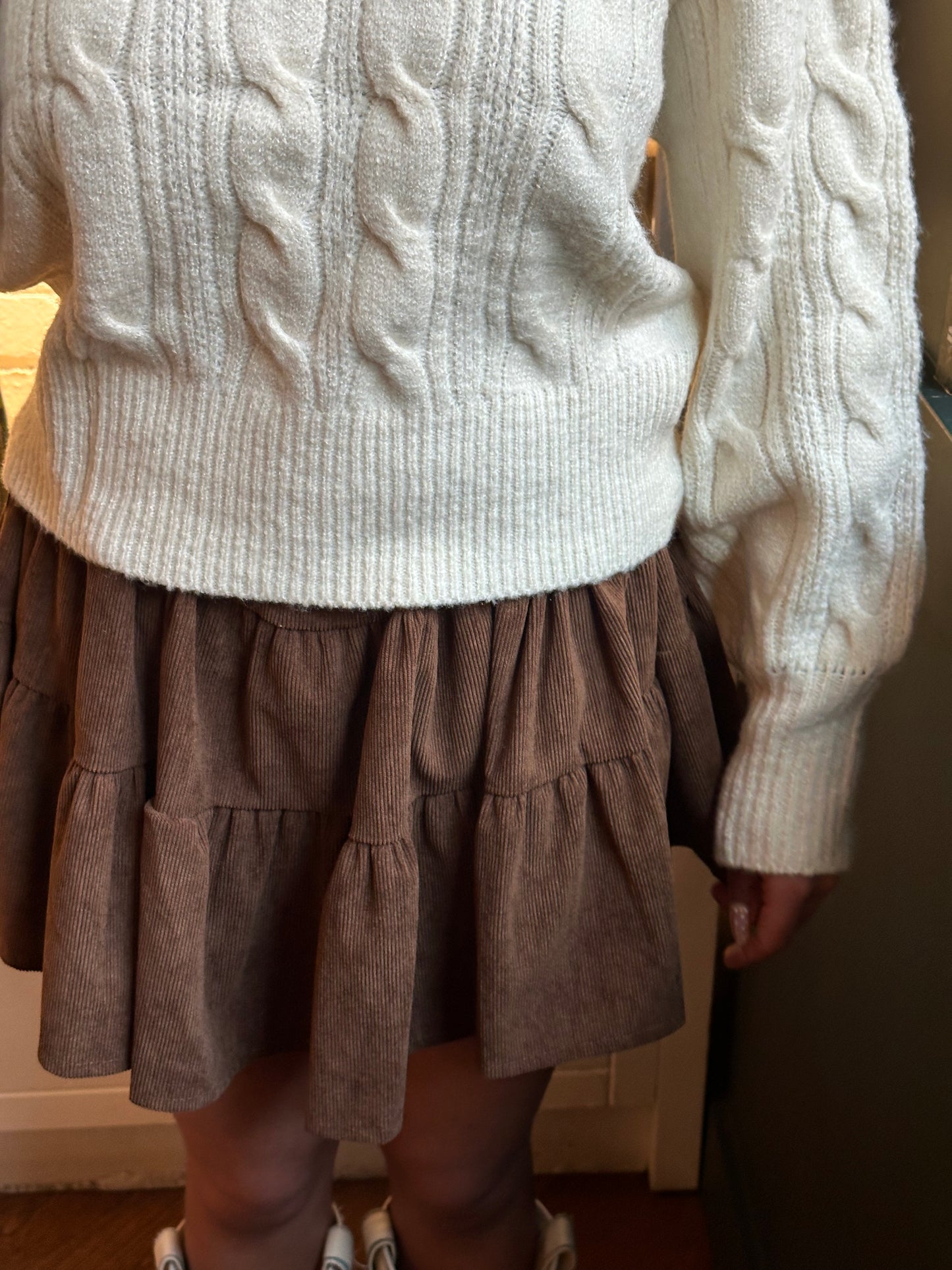 BESSY Corduroy mini skirt