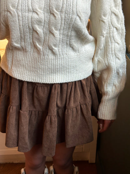 BESSY Corduroy mini skirt