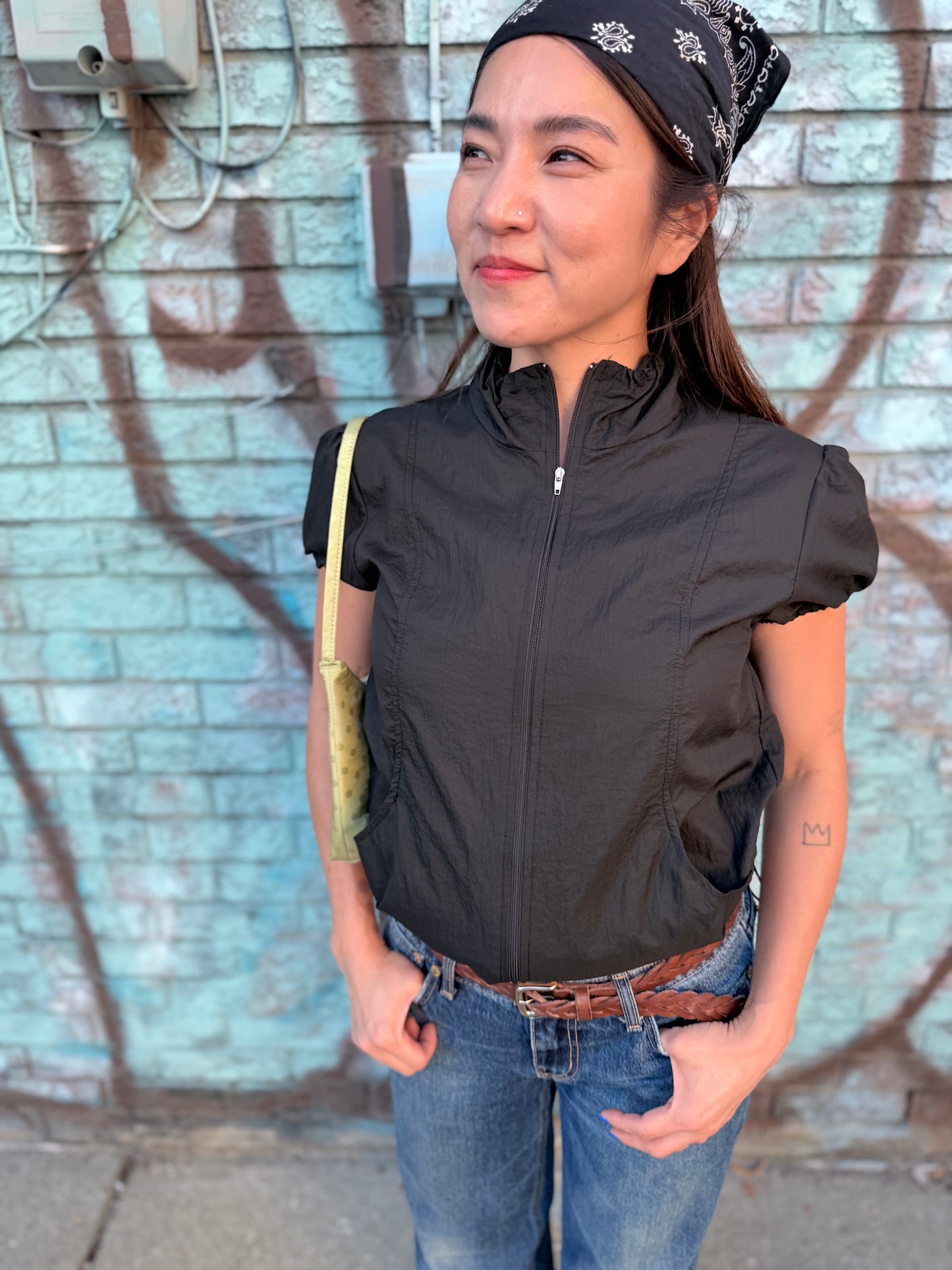 INGRID Cropped windbreaker