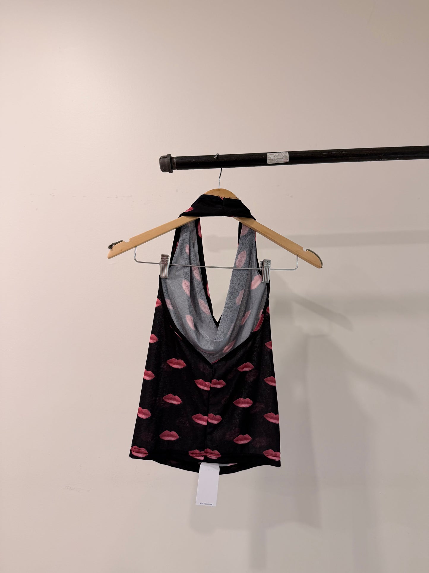 SCARLETT Lip-print halter