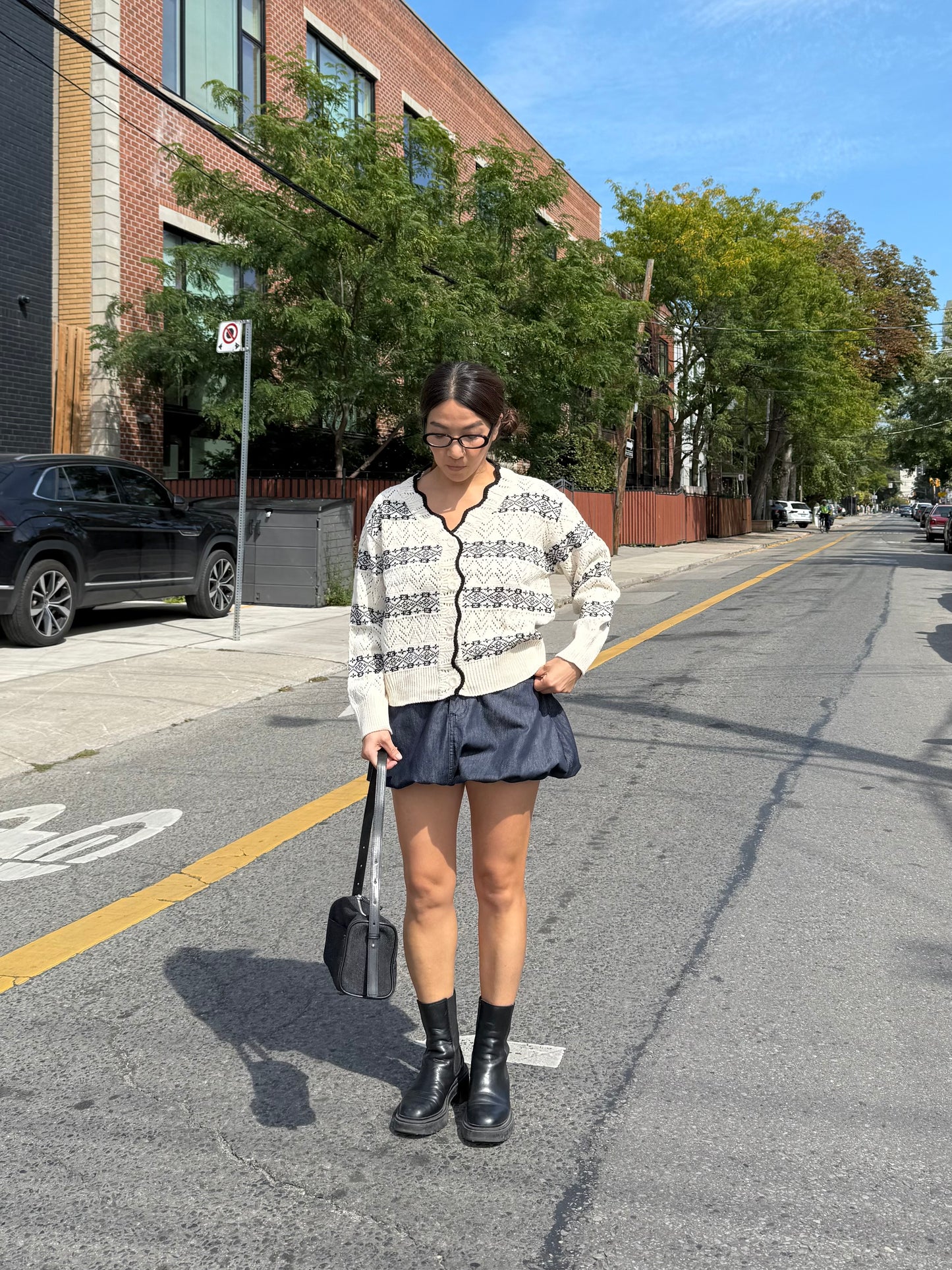 COZY  Printed cardigan