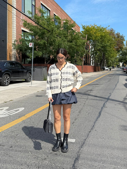COZY  Printed cardigan