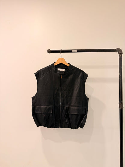ANOR Vegan leather vest