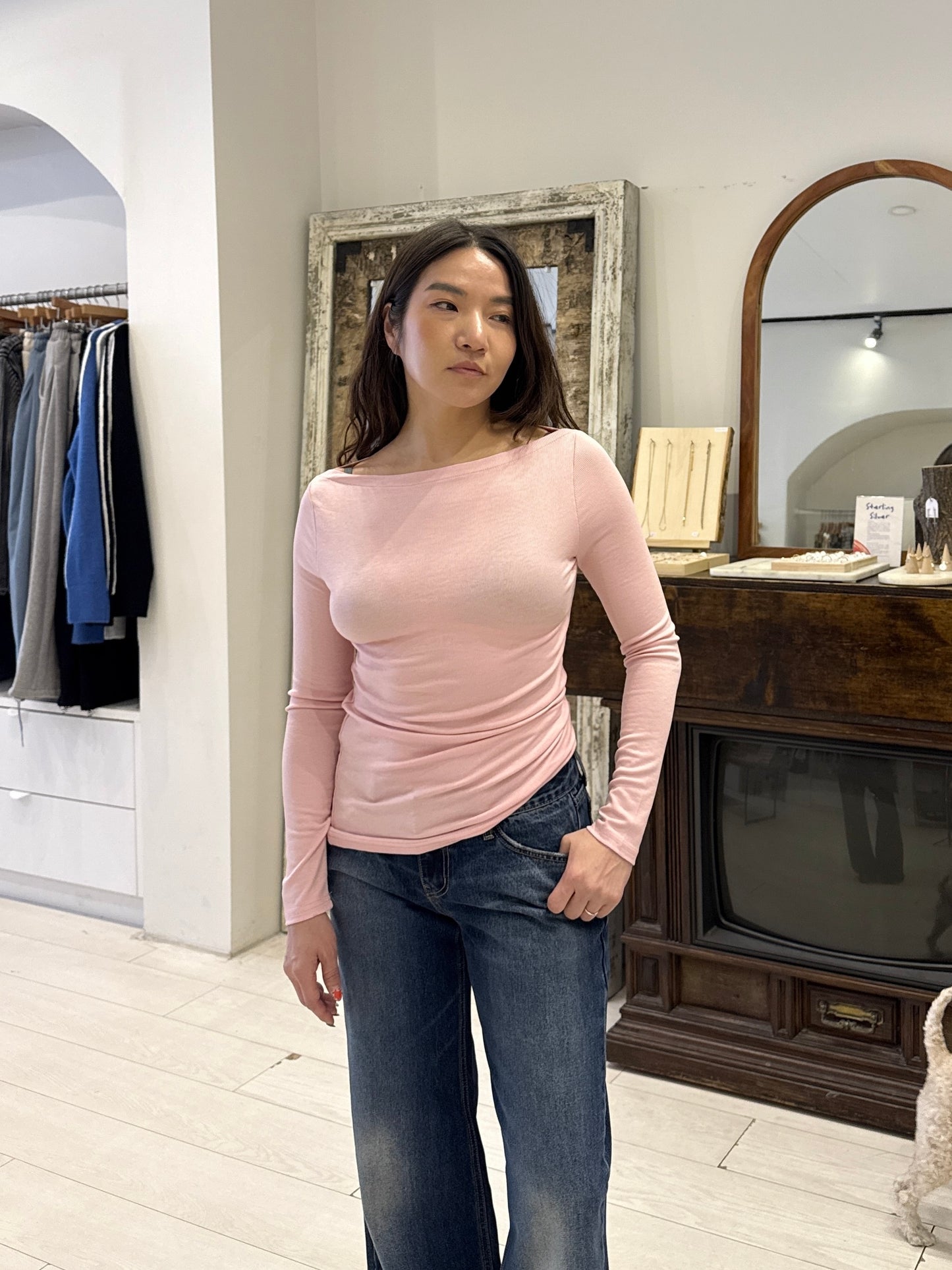 SHEENA Boatneck top