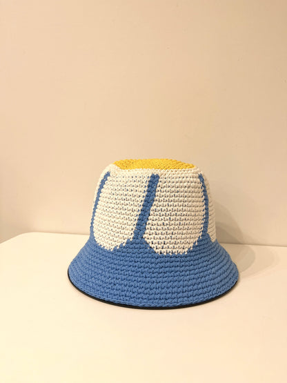 ABBY Color block bucket hat