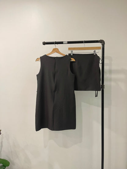 WILLOW Wrap-tie dress
