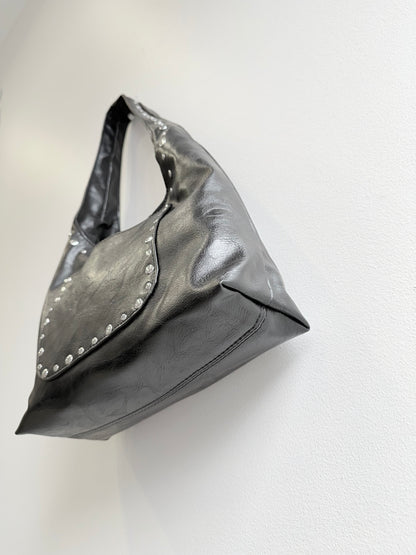 MISHA Studded hobo bag