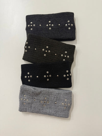 NAGO Studded knit headband