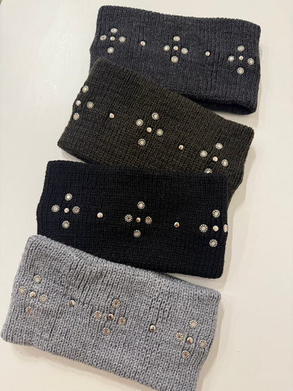 NAGO Studded knit headband