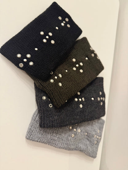 NAGO Studded knit headband