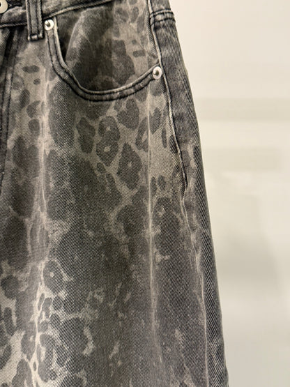 TOCUT Cheetah printed jeans
