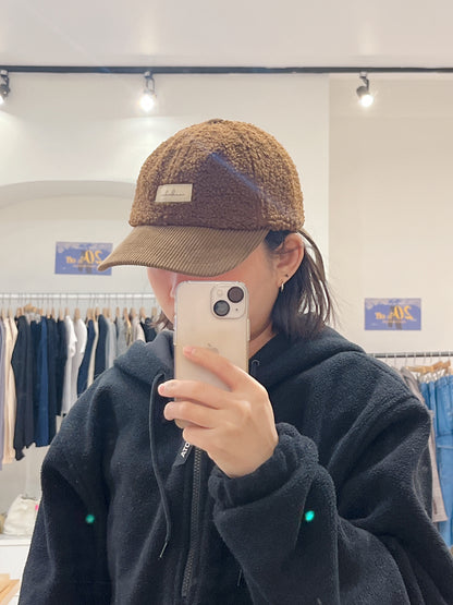 OPPA Fleece corduroy cap