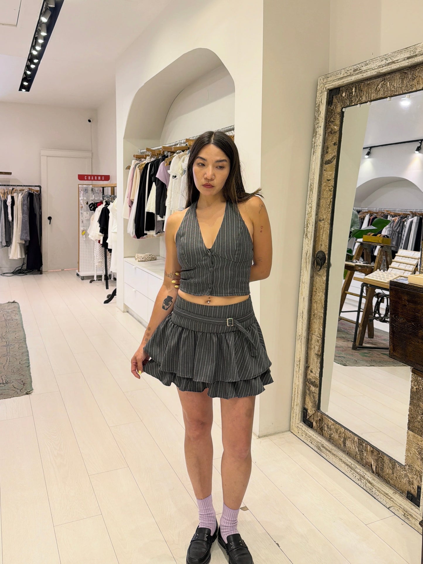 ELLA Pinstripe set