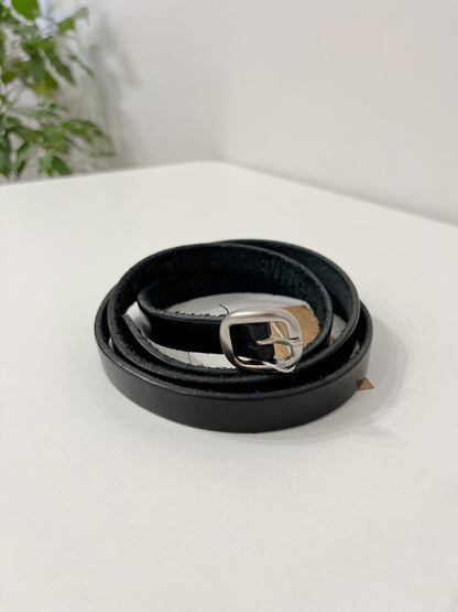 TORA Skinny leather belt