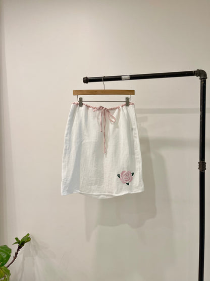 ROSIE Embroidered midi skirt