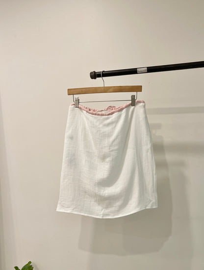 ROSIE Embroidered midi skirt