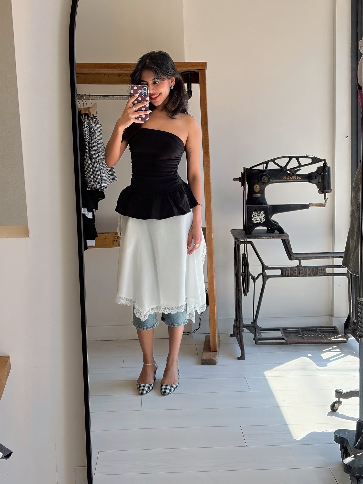 RADI Peplum tubetop