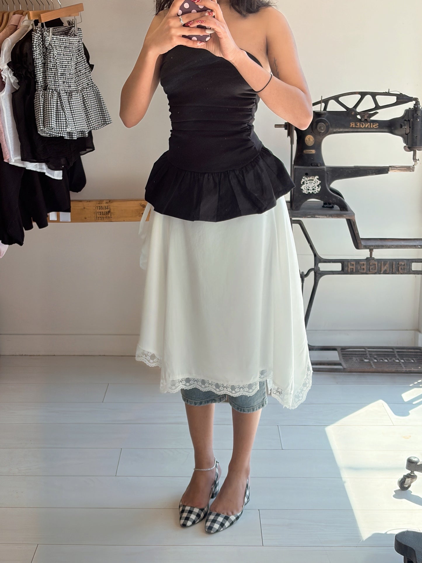 GLAZE Wrap skirt