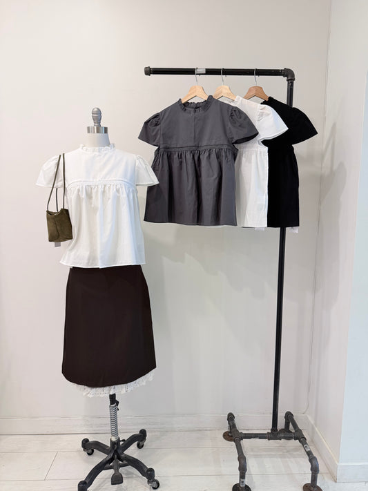 POPPY Puff blouse
