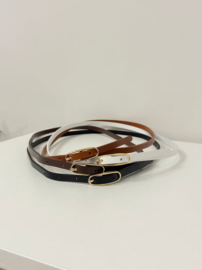 NINA Thin leather belt