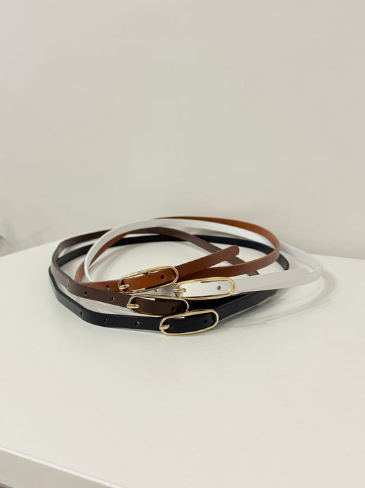 NINA Thin leather belt