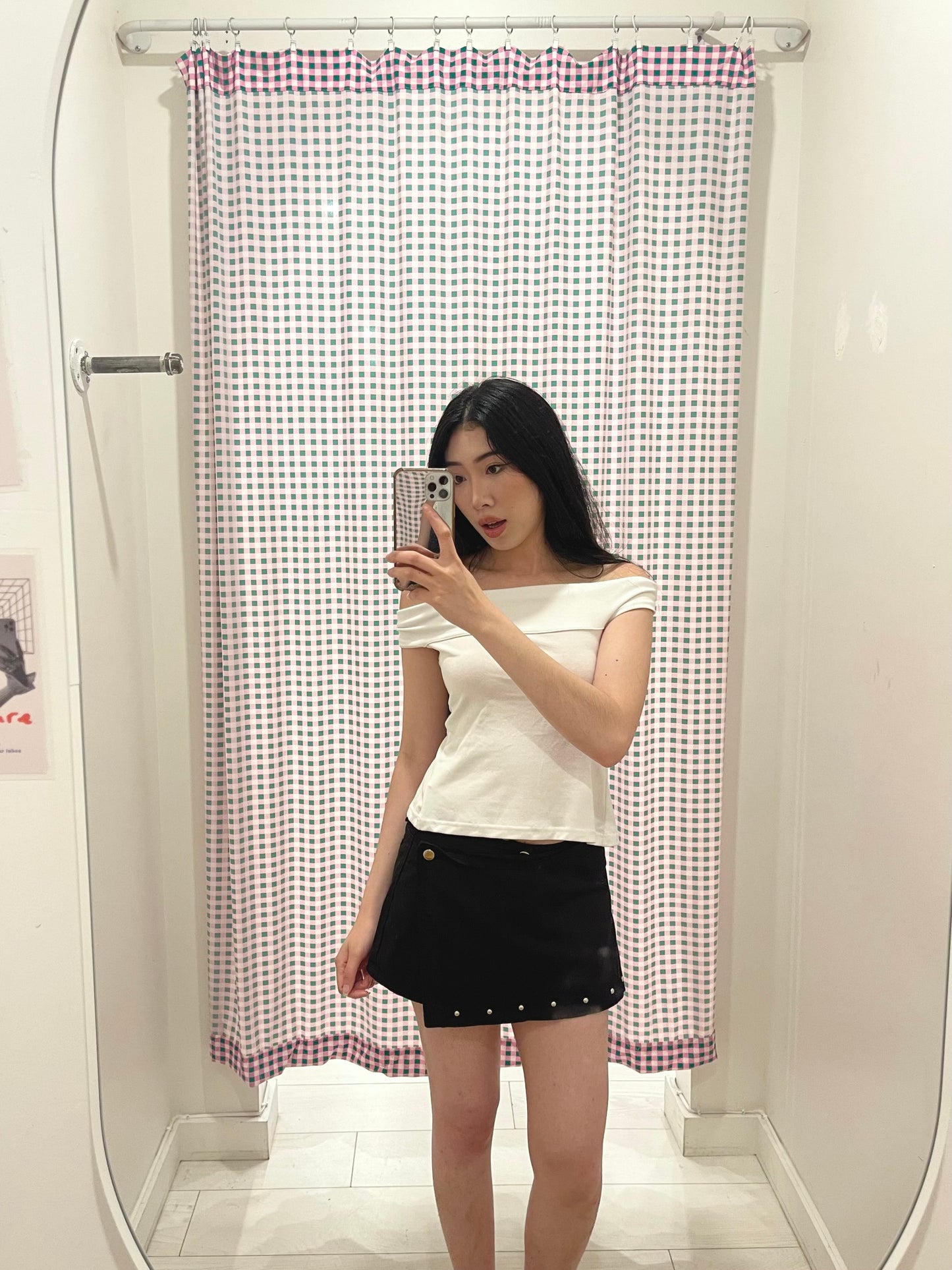 CARMEN Studded wrap shorts