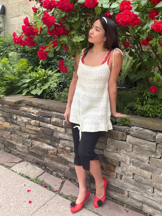 MILOU Crochet dress top